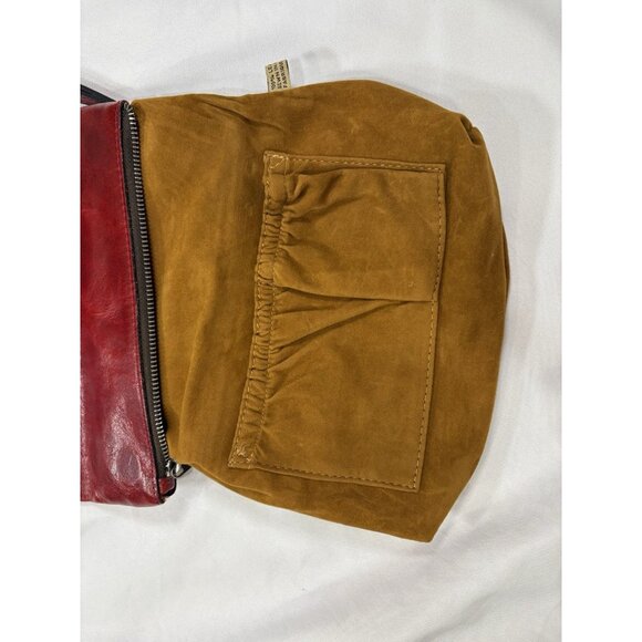 PATRICIA NASH Valerie Ruby Red Leather Wristlet Clutch Purse - Picture 8 of 12